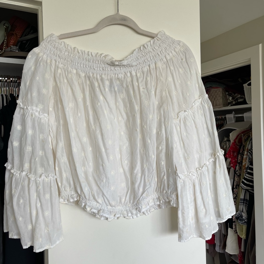 Zara off the shoulder blouse